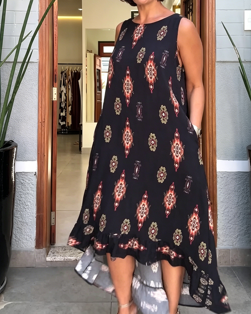 Kjole Ermløs Uregelmessig Kant