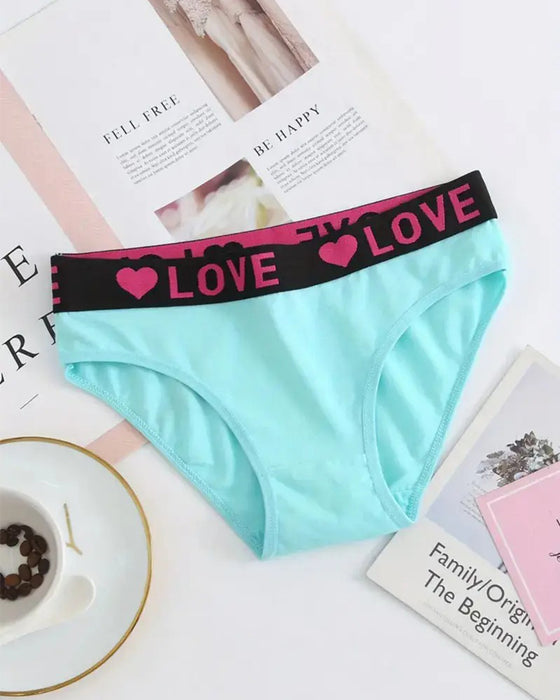 Truser Hjertemønster Lav Midje