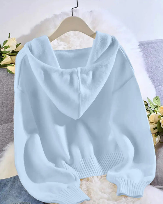 Pullover Kort V-Hals Hetter