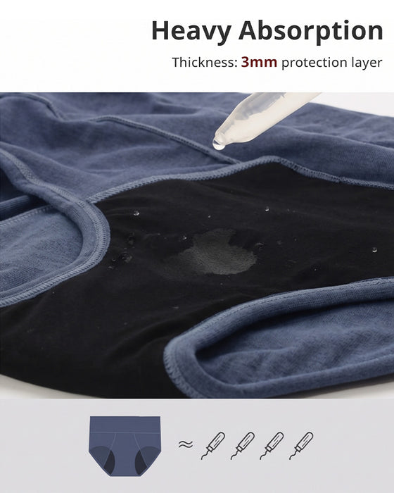 Truser Høy Midje Rikelig Menstruasjon Lekkasjesikker