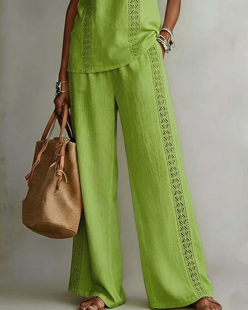 Todelt Sett Hollow Out Halter