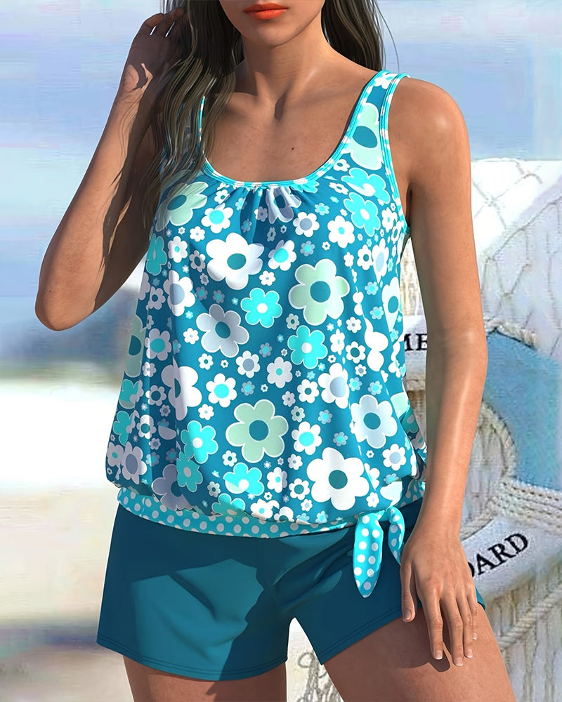 Tankini Xiaohua Bokser Splitt