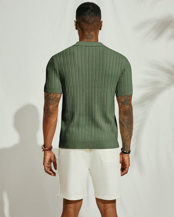 Herreskjorte Enfarget Hul Pustende