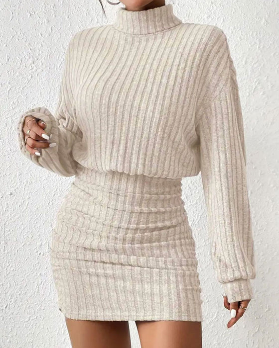 Ribbet Polokjole I Bodycon-Modell
