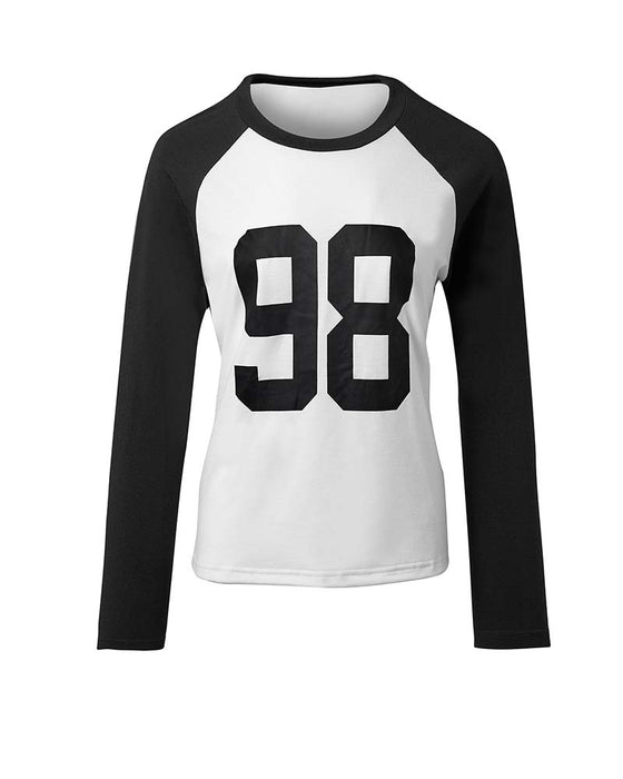 T-Skjorte Casual Raglanerm