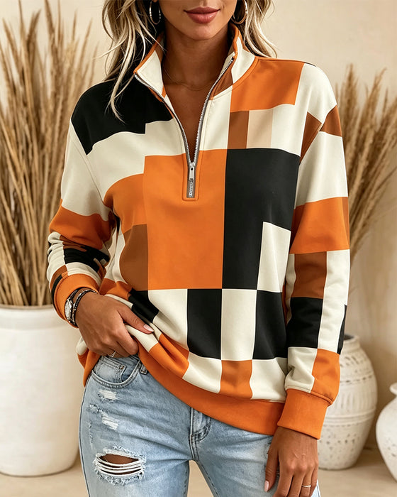 Sweatshirt Langermet Ståkrage
