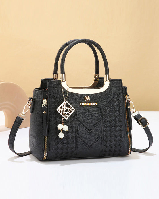Veske Kvinne'S V-Søm Topphåndtak Satchel