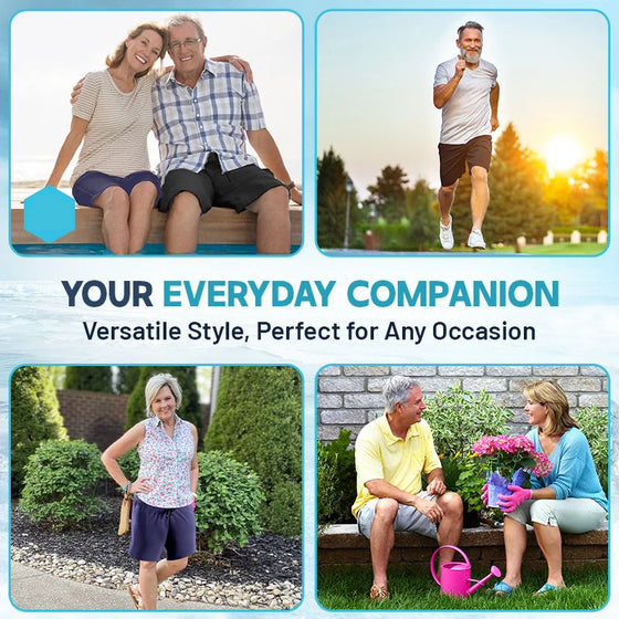 Unisex Icesilke Stretch Hurtigtørkende Shorts