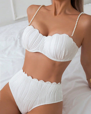 Bikini Perle Strømpebånd Sexy