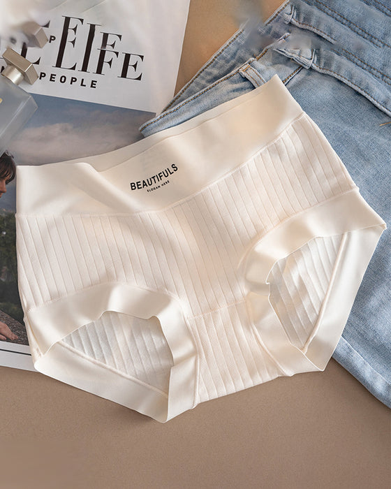 Truser Langfibret Bomull Høy Midje