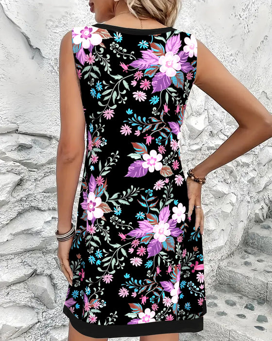 Kjole Trykt Hverdagslig