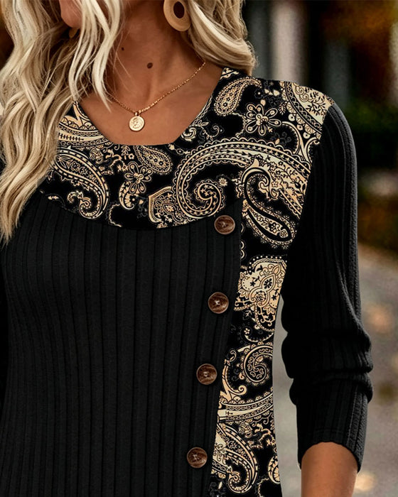 Topp Avslappet Asymmetrisk Lang Erme