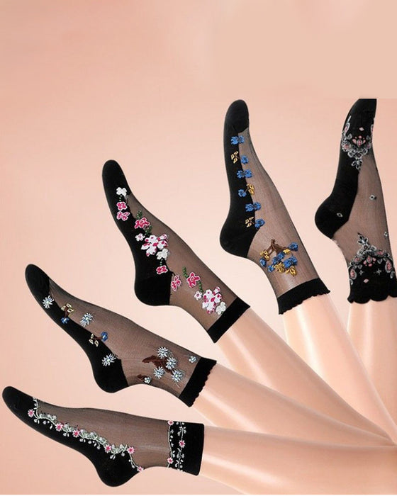 GlassSilke Kristallsokker