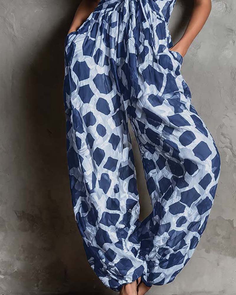 Jumpsuit Leopardskinn Seletøy Breibein