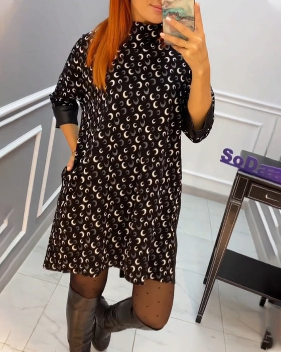 Uformell sommerfugl trykket kjole