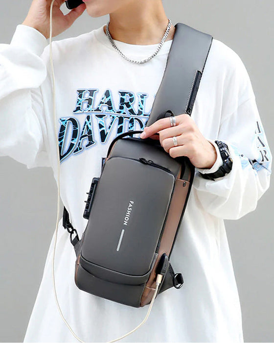 Passord anti-tyveri brystveske