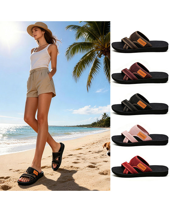 Sandaler Minimalistisk Mesh Slip-On Mote Skyve