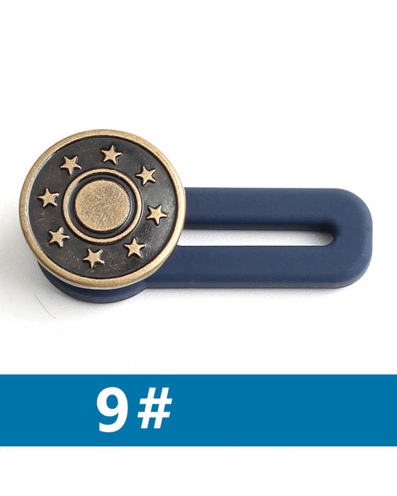 Fjærbelastet Metallknapp For Midjeutvider Til Jeans