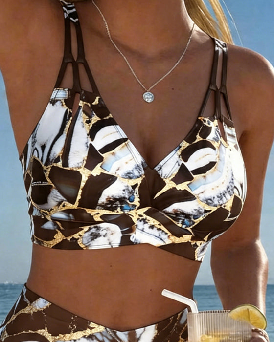 Bikini Stropp Utskjæring Designer