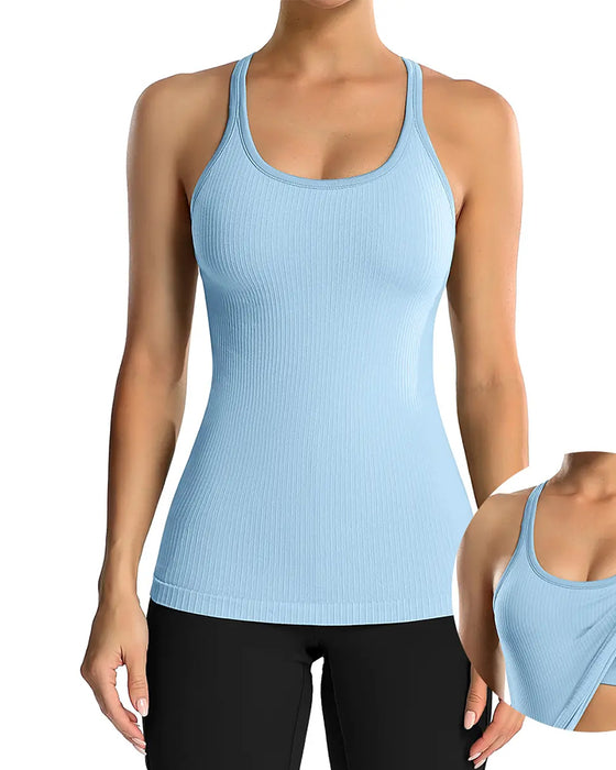Tanktop Med Innebygd Bh Og Racerback