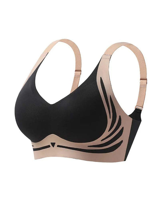 Løfte anti-sagging trådløs push-up bh