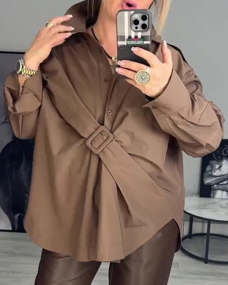 Bluse Designer Løs Jakkeslag