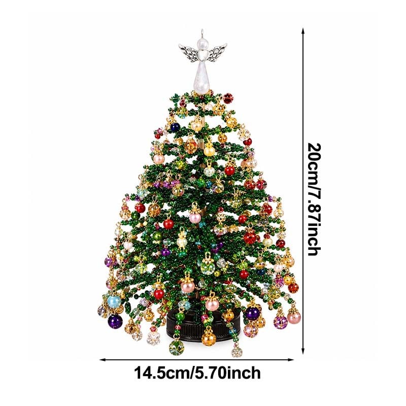 DIY Beaded Christmas Tree Ornament Craft Kit-price zap