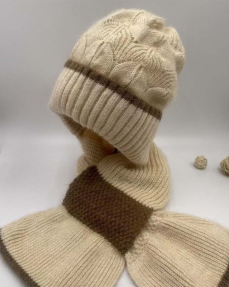 Dame Vindtett Hatt Med Ørebeskyttelse