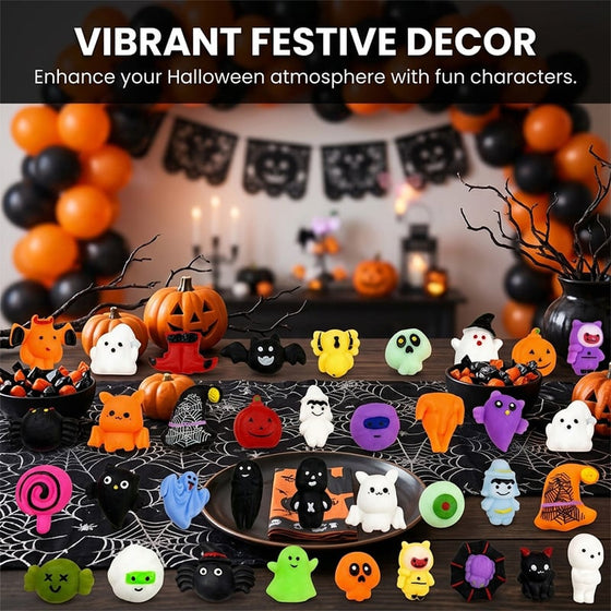 Halloween-squishies stressavlastende lekesett