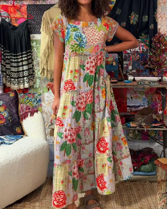 Kjole Fargerik Trykt