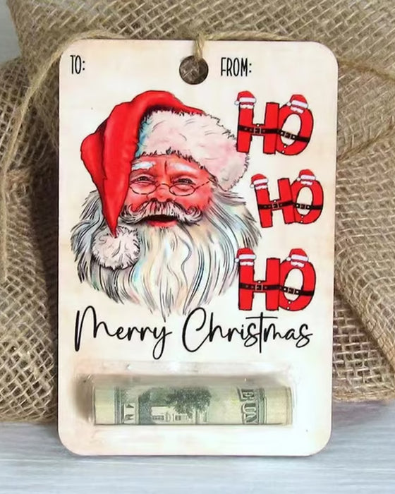 🎅💸 Håndlaget Tre Pengeholdere Gave
