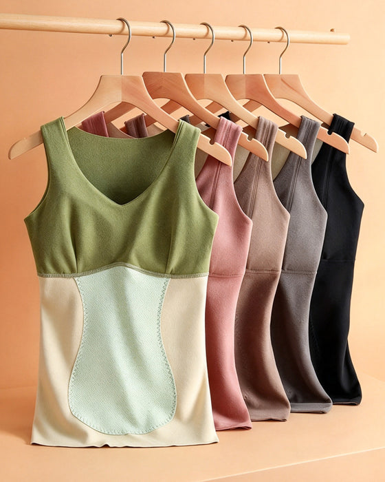 Tank Top Ensfarget Termisk
