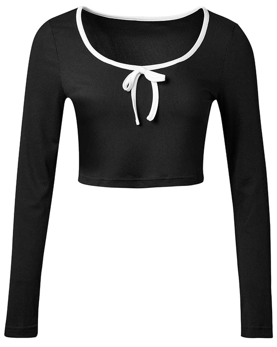 Bluse Med Lange Ermer Og Smal Passform
