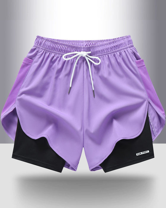 Shorts Pustende Hurtigtørkende Dobbeltlag