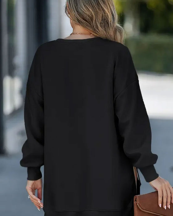 Kjole Vinglass Jul Trykk Lang Sweatshirt