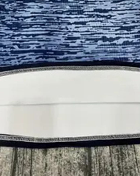 T-skjorte Rundhals Kortermet Kontrastfarge