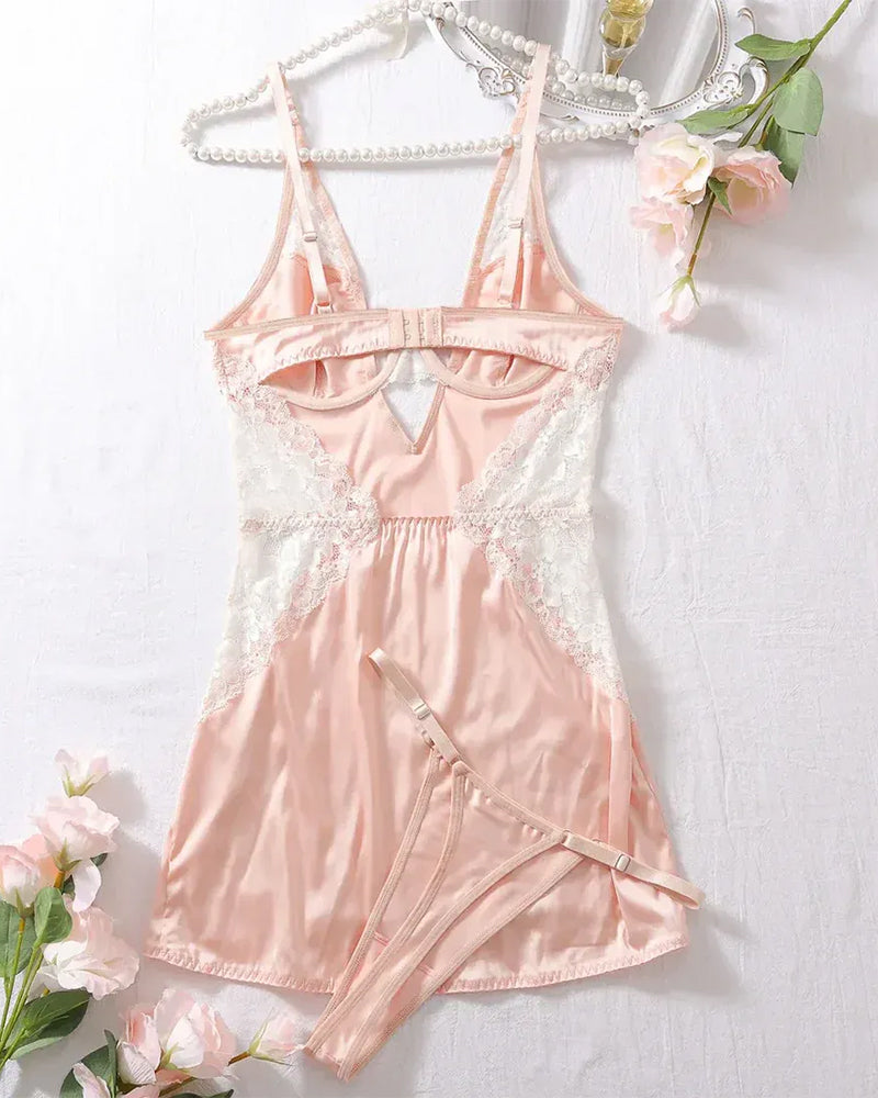 Nattkjole Sexy Camisole Splitt