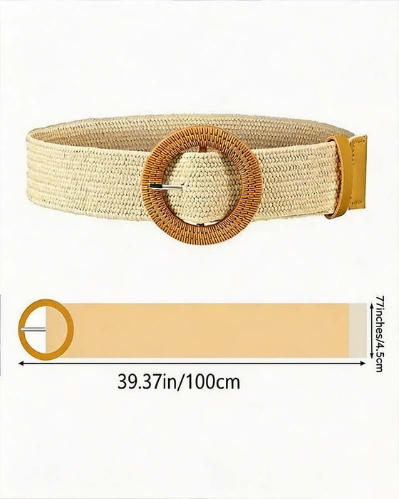 Belte Boho Stil Spenne Elastisk