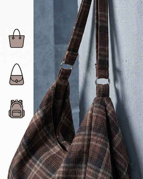 Veske Casual Stor Kapasitet Kryssband Tote