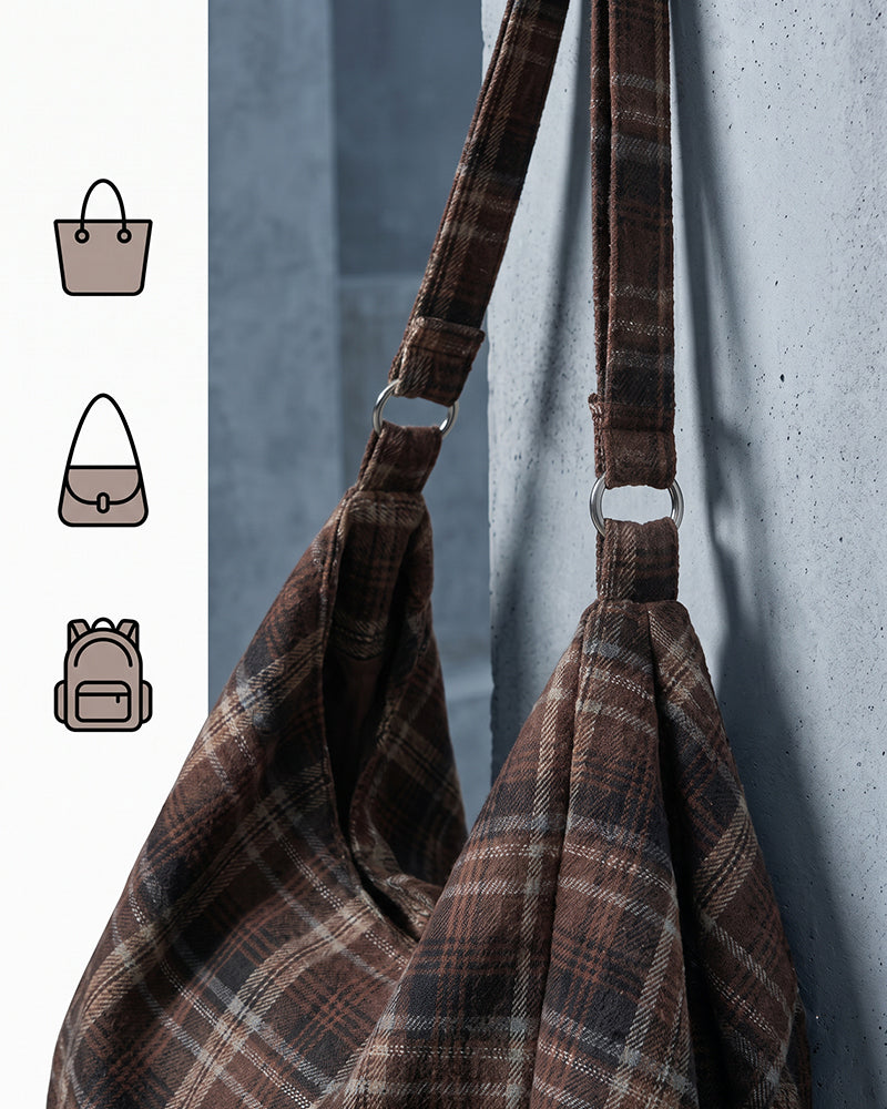 Veske Casual Stor Kapasitet Kryssband Tote
