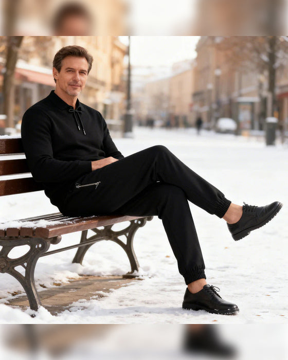 Herre Bukser Varmfôret Vanntette Snøring