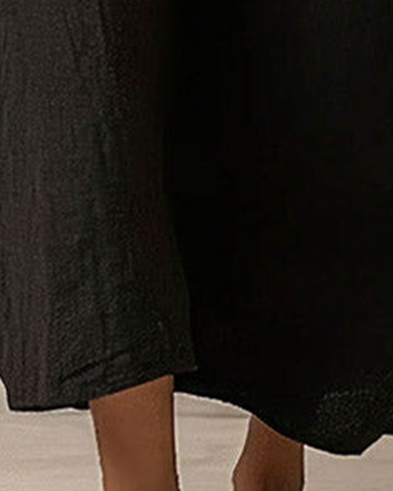 Kjole Stripete Stropp