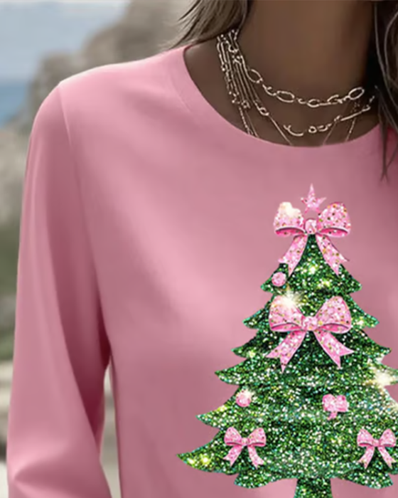 Juletopp Med Trekvart Ermer