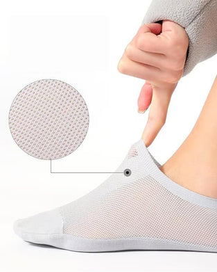 Ultratynne Linersokker Sklisikre I Kjemmet Bomull, Usynlige Sokker