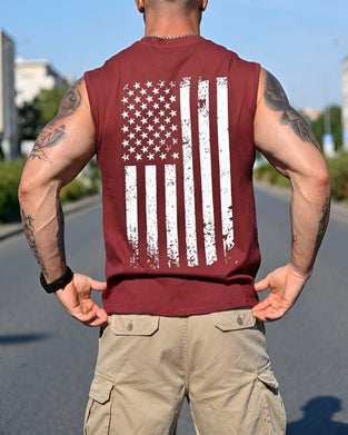 Tank Topp Mote Trykk Ermeløs