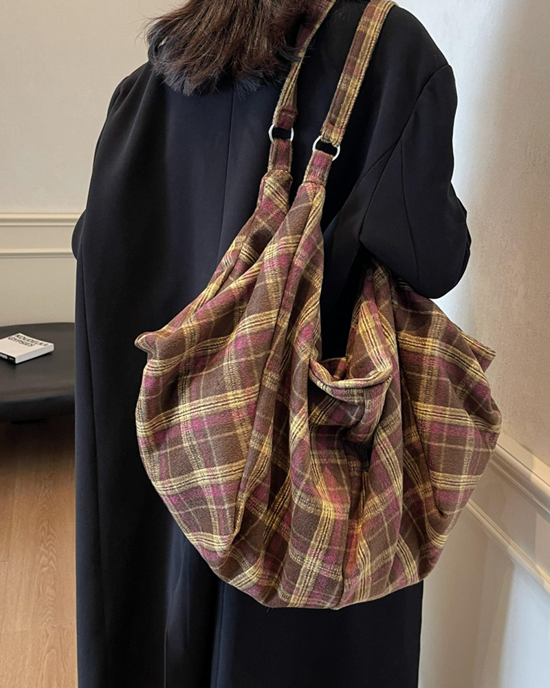 Veske Casual Stor Kapasitet Kryssband Tote