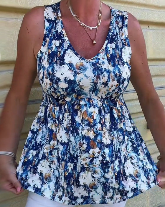 Singlett Sexy Trykt Ermeløs