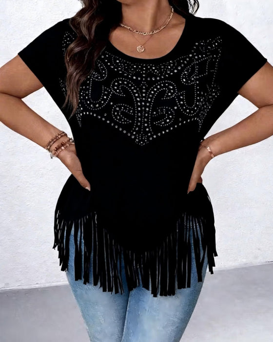 T-Shirt Tassel Design Detalj