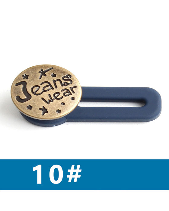 Fjærbelastet Metallknapp For Midjeutvider Til Jeans