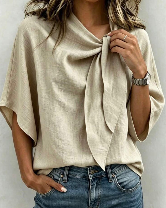 Bluse Avslappet Enfarget